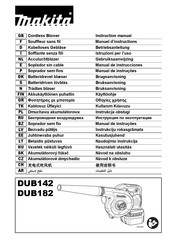 Makita DUB142 Manual De Instrucciones