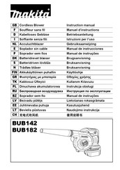 Makita BUB142 Manual De Instrucciones