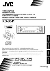 JVC KD-S641 Manual De Instrucciones