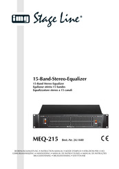 IMG STAGELINE MEQ-215 Manual De Instrucciones