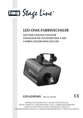 IMG STAGELINE LED-820DMX Manual De Instrucciones