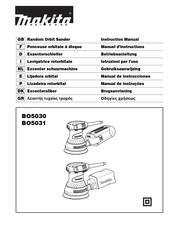 Makita BO5030 Manual De Instrucciones