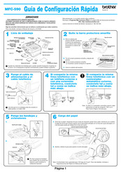 Brother MFC-590 Guía De Configuración Rápida