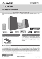 Sharp XL-UH06H Manual De Funcionamiento