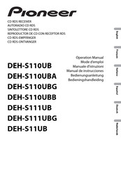 Pioneer DEH-S111UBG Manual De Instrucciones