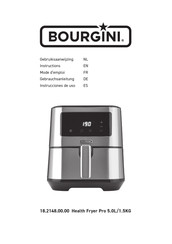 Bourgini Health Fryer Pro Instrucciones De Uso