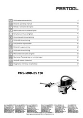 Festool CMS-MOD-BS 120 Manual De Instrucciones