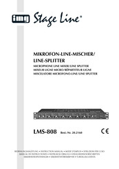 Img Stageline LMS-808 Manual De Instrucciones
