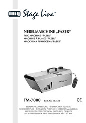 IMG STAGELINE FAZER FM-7000 Manual De Instrucciones