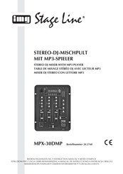 IMG STAGELINE MPX-30DMP Manual De Instrucciones