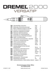 Dremel VersaTip 2000 Instrucciones De Funcionamiento Y Seguridad