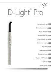 GC CORPORATION D-Light Pro Instrucciones De Uso