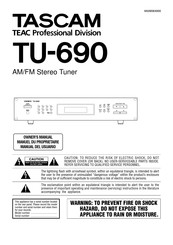 Tascam TU-690 Manual Del Usuario