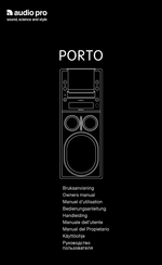 Audio Pro PORTO Manual Del Propietário