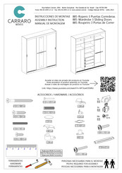 CARRARO 885 Instrucciones De Montaje