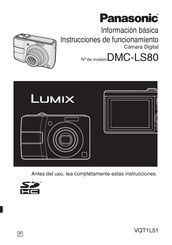 Panasonic Lumix DMC-LS80 Instrucciones De Funcionamiento