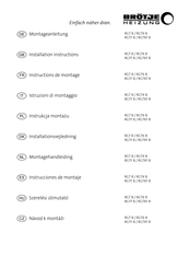 BRÖTJE RGTKF B Instrucciones De Montaje