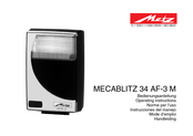 Metz MECABLITZ 34 AF-3 M Instrucciones Del Manejo