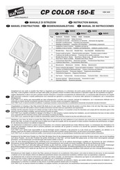 Clay Paky CDM 150W Manual De Instrucciones