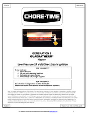 Chore-Time Quadratherm Generation 2 Guia Del Usuario