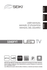 Seiki SE40FYT Manual Del Usuario