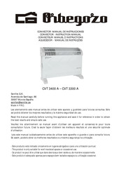 Orbegozo CVT 3400 A Manual De Instrucciones