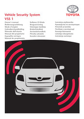 Toyota VSS 1 Manual Del Propietário