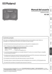 Roland KC-220 Manual Del Usuario