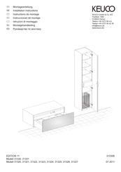 KEUCO EDITION 11 31331 Instrucciones De Montaje