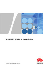 Huawei WATCH Manual Del Usuario