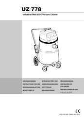 Nilfisk UZ 778 Instrucciones De Uso