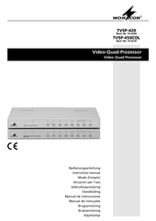 Monacor TVSP-420 Manual De Instrucciones