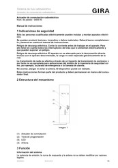 Gira 0404 00 Manual De Instrucciones