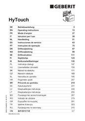 geberit HyTouch Instrucciones De Servicio