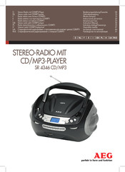 AEG SR 4346 CD/MP3 Instrucciones De Servicio