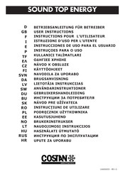 Costan SOUND TOP ENERGY Instrucciones De Uso