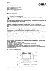 Gira mini Confort Manual De Instrucciones