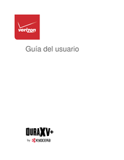 Kyocera DuraXV+ Guia Del Usuario