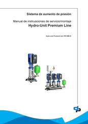 DP Pumps Hydro-unit Premium line HU3 DPV 15/8 B VFD MM Di Manual De Instrucciones De Servicio/Montaje