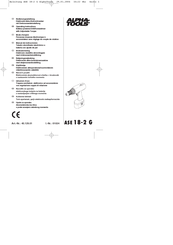 ALPHA-TOOLS ASE 18-2 G Manual De Instrucciones
