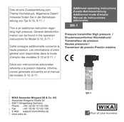 Wika SH-1 Manual De Instrucciones