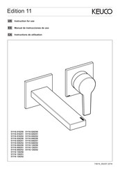 KEUCO Edition 11 51116 050250 Manual De Instrucciones De Uso