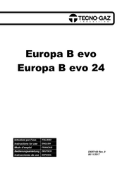 Tecno-gaz Europa B evo Instrucciones De Uso