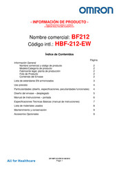 Omron BF212 Manual De Instrucciones