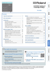 Roland TM-6 PRO Guía Rápida