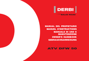 Derbi BALAS ROJAS ATV DFW 50 Manual Del Propietário