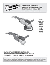 Milwaukee 6065 Manual Del Operador