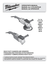 Milwaukee 6072 Manual Del Operador