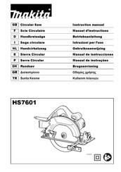 Makita HS7601 Manual De Instrucciones