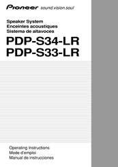 Pioneer PDP-S33-LR Manual De Instrucciones